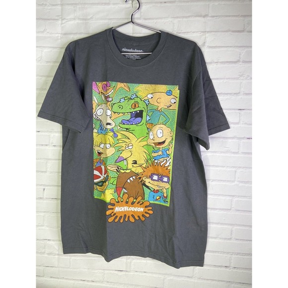 Nickelodeon Angry Rugrats Arnold Beavers Graphic Print Tee T-Shirt Mens Size L - Picture 1 of 7